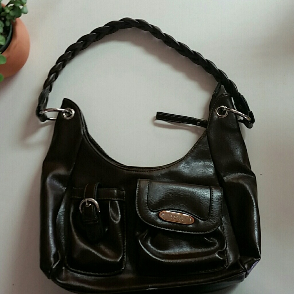 Rosetti brown leather purse